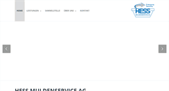 Desktop Screenshot of hess-muldenservice.ch
